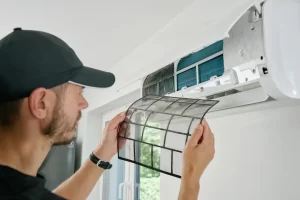 Removing the Air Conditioner Filter